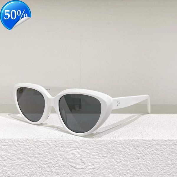

men's sunglasses designer women's new triumphal arch same cat's eye plate sunglass fashion sunglass cl4s220, White;black