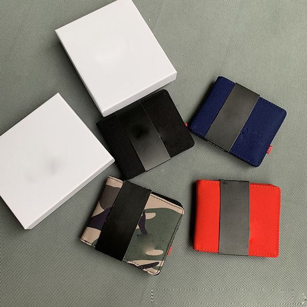 

22ss fashion designer wallet couples same candy color nylon letter purse, Red;black