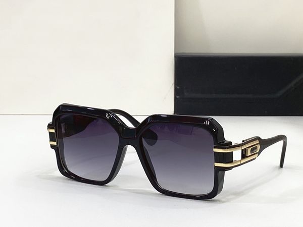 

vintage square sunglasses 623 gold black frame gradient grey lens glasses sun shades uv400 eyewear, White;black