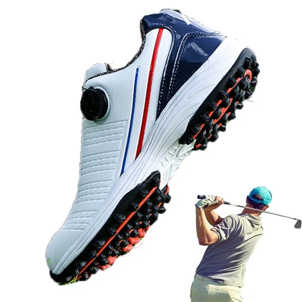 

dress shoes waterproof golf men comfortable sneakers outdoor size 39-45 walking footwears anti slip athletic 220921, Black