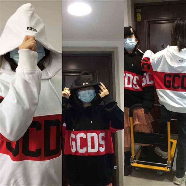 

designer hoodie gcds black in tock fahionable 02 band men women autumn winter hooded fleece mut-have for fahionita