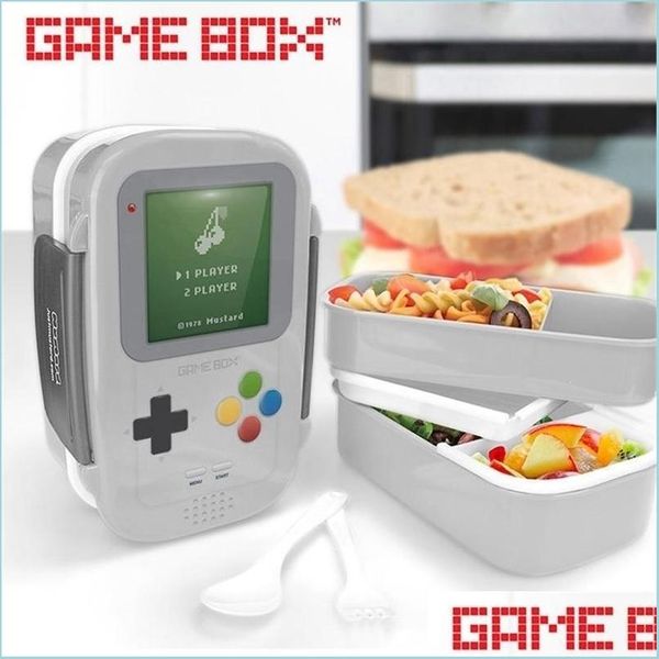 

lunch boxes creative game lunch box camera food container storage portable kids student bento es drop delivery 2021 home garden house dh5jy