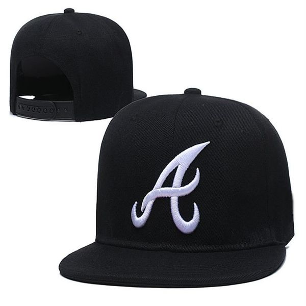 

whole brand braves a letter baseball caps bone snapback hats spring cotton cap hip hop for men women summer254b, Blue;gray