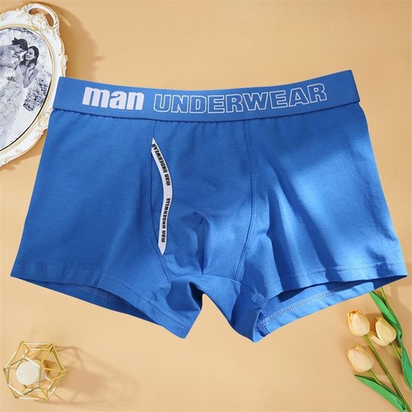 

underpants 4pcs boxer mens underwear men cotton underpants pure briefs man shorts fashion letters male panties for men 220921, Black;white