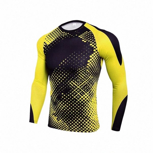 

men's thermal underwear running skin compression long-sleeved shirt leggings sports suit fitness outdoor quick-drying x5it#, Black;white