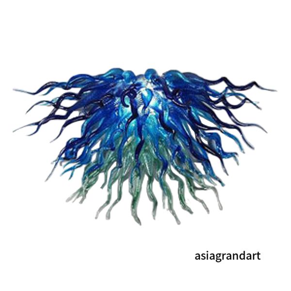 

hand blown glass chandelier lamps contemporary bule novelty lighting led bulbs ce ul certificate chandelier lights for home living room bedr