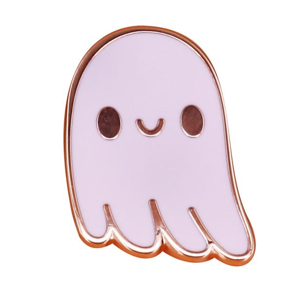 

halloween friendly ghost pin cute spooky gift brooch badges, Blue