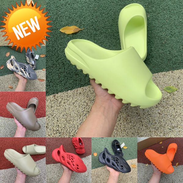

slippers new 2022 summer slipper bone white desert sand brown orange slider foam slipper f