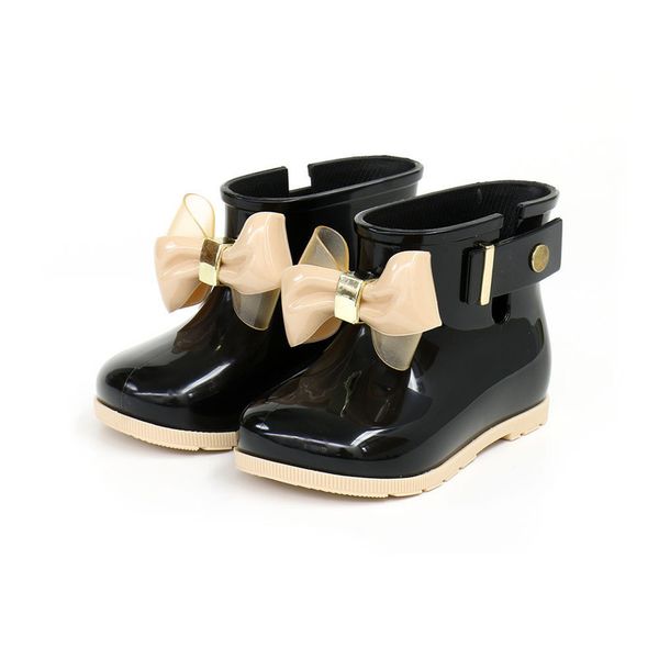 

boots mini melissa rain boot sandal waterproof boy girl jelly shoes girls non slip  kids beach toddler 220921, Black;grey
