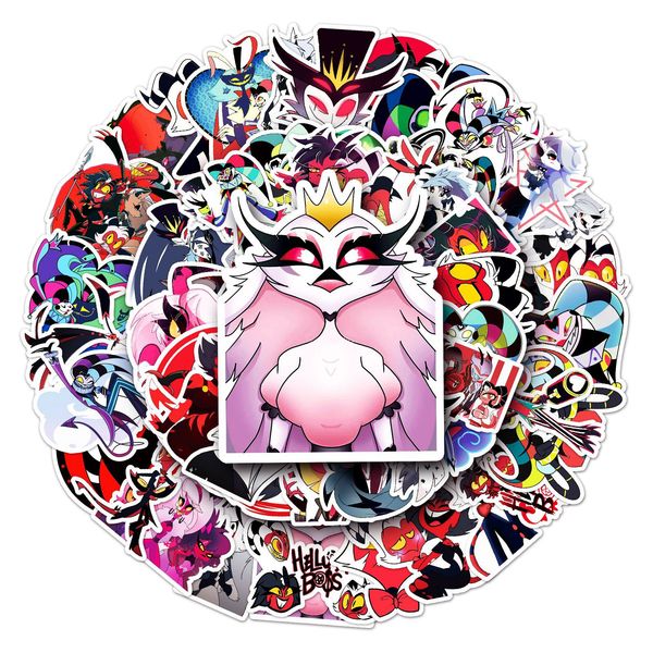 

50pcs graffiti skateboard stickers evil boss for car baby helmet pencil case diary phone lapplanner decor book album kids toys guitar diy de