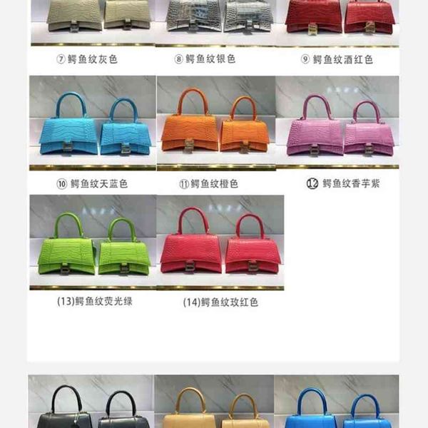 

deaigner handbag balenciga bags classic hourglass b home letter buckle leather fashion messenger carry one sho