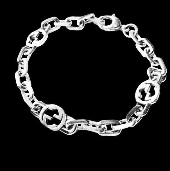 

link chain fashion three flower bracelet male and female buckle vibrato gift jewel exclusive salek3c3, Black