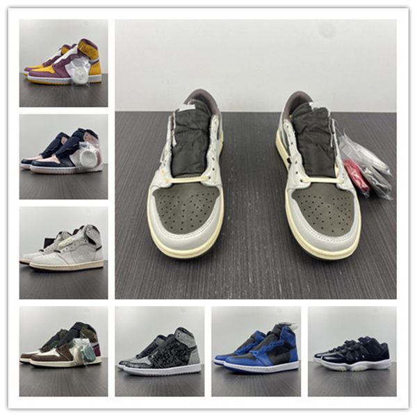 

golf shoe basketball shoes men trainers sports sneakers 1s 11s with box size 4-13