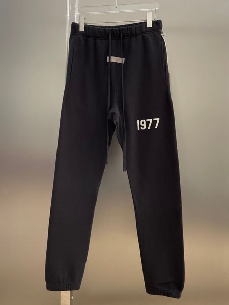 

men's plus size pants round neck embroidered and printed polar style summer wear with street pure cotton q22e, White;black