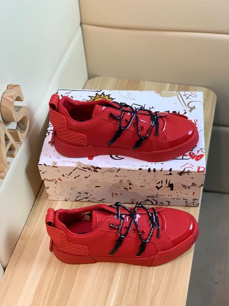 

shoes designer version handmade 2022ssdsg red casual sports sneakers, Black