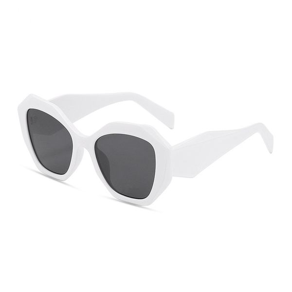 

sunglasses personality trendy wear cross-border womens new street style uv protection fashion ol full frame classic retro casual literary st, White;black