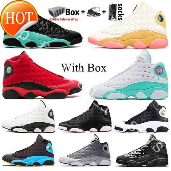 

13s jumpman cny what is love flint 2022 basketball shoes for men women soar green playground lakers bred sneakers trainers size us 13