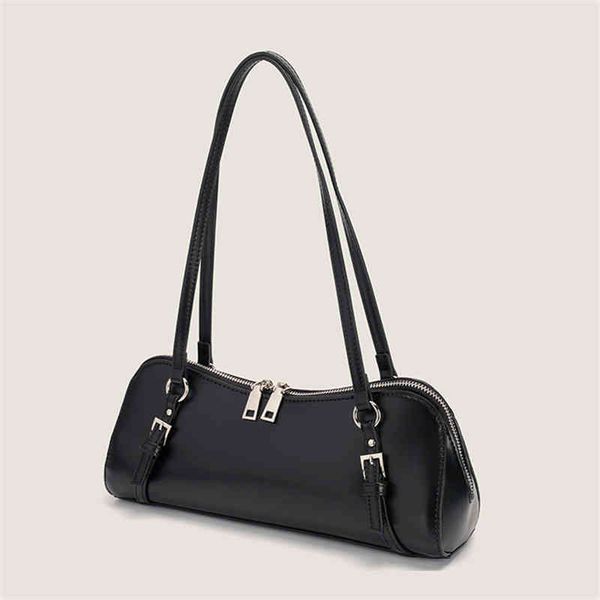 

evening bags women s bag 2022 new fashion hand one shoulder satchel boston pillow horizontal women s fashion leather goods 220922