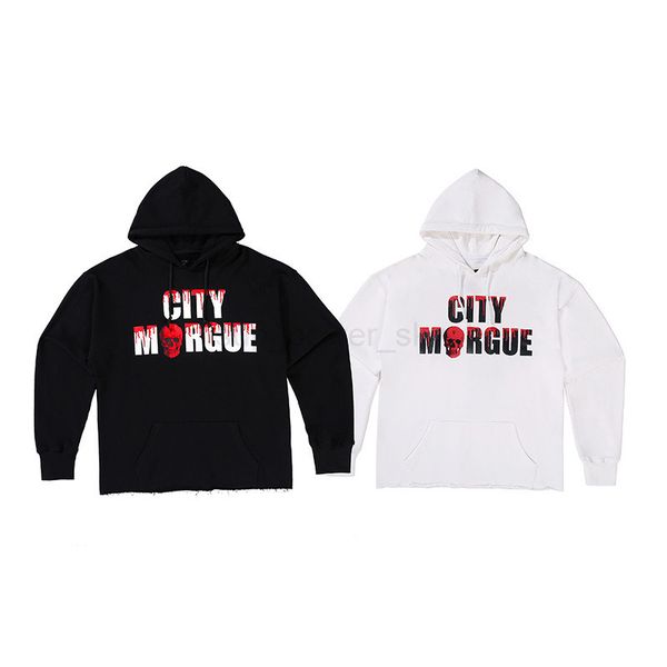

mens hoodies designer vloness sweatshirts fashion womens round neck hoodies dogfight big v print oversize hip hop hoodies, Black