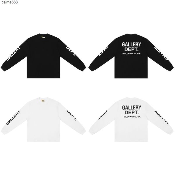 

men's hoodies sweatshirts autumn and winter new los angeles gary dept printed high street trend couple long sleeve bottoms, Black