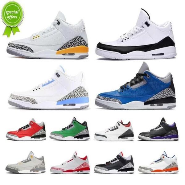 

jumpman 3 3s men basketball shoes black cat mocha blue wolf cool grey varsity royal pure money mens trianers sports sneaker 40-47