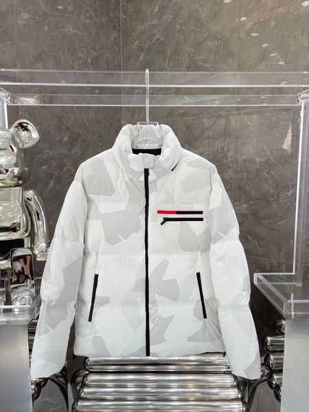 

mens down jacket parkas clothes padded black jackets coats outdoor keep warm outerwear cold protection armband decoration plus size.s2