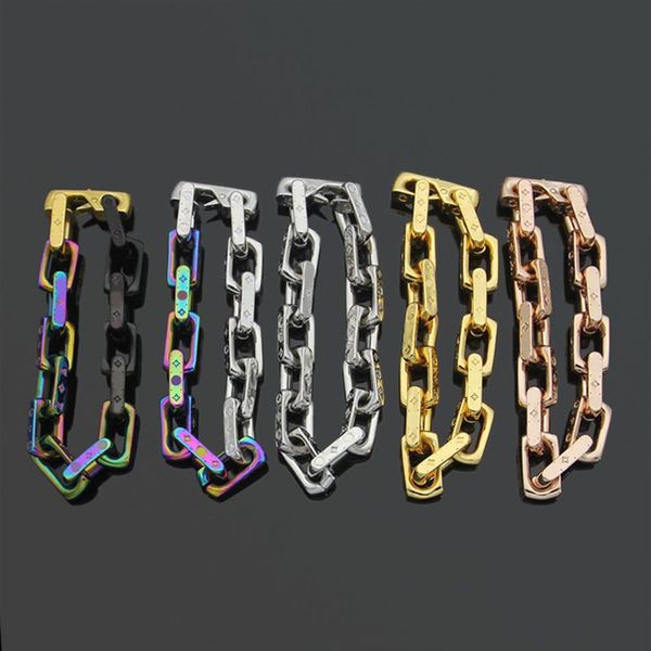 

luxury designer jewelry men's bracelet elegant four leaf flower colorful bracelet gold silver rose gold270h, White