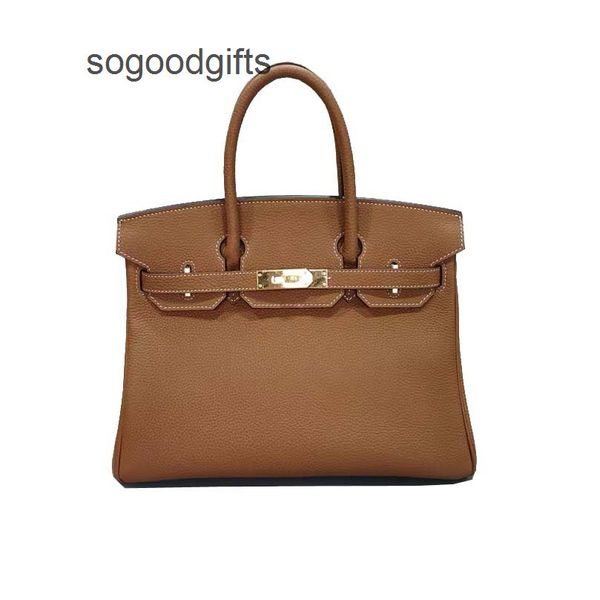 

designer bags luxury genuine leather herme women's handbags bag 2022 new autumn and winter litchi pattern togo