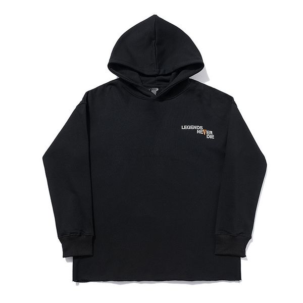 

mens hoodies designer vloness sweatshirts fashion brand men personality flow 999 hooded sweater, Black