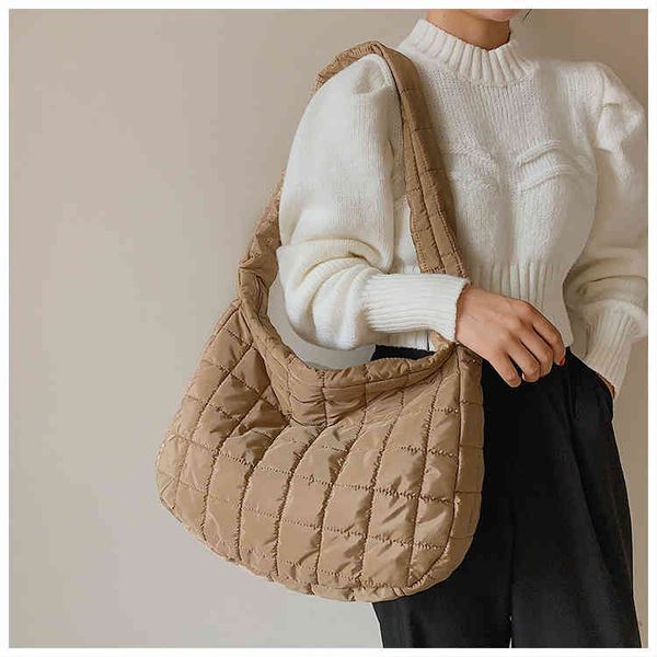 

evening bags women s 2022 autumn and winter new fashion space cotton suit large capacity lingge dumpling 220922