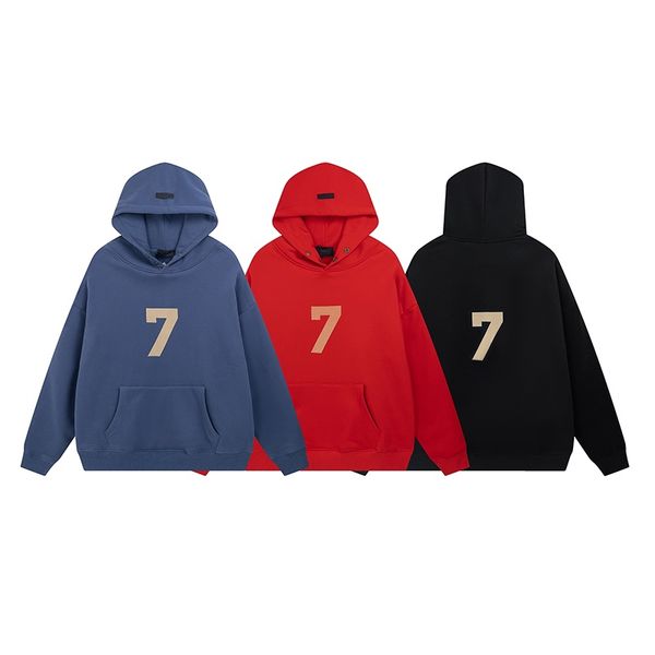 

classical mens hoodies 2022 new oversize sweatshirts with flocking fleece hoodie for women and men designer sweat shirts us size s/m//xl, Black