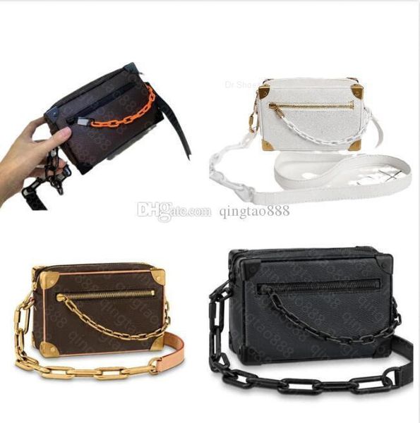 

luxurys designers symmetrical mini soft trunk bags genuine leather bucket shoulder pouch women crossbody cross body handbag bag
