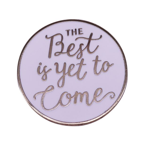 

inspiring quote enamel pin friends graduation encouragement gift, Blue