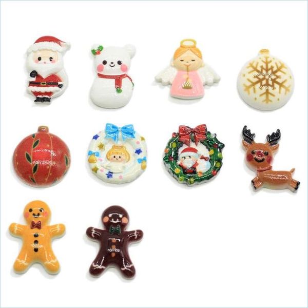 

charms resin flatback christmas decoration charm pendants earring keychain necklace pendant jewlery findings c3 drop del dhseller2010 dhliv, Bronze;silver