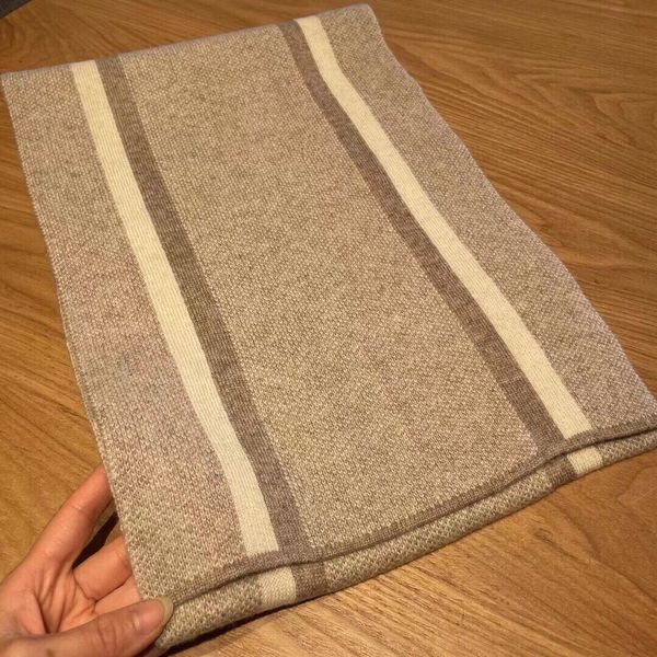 

wool warm striped scarves scarf winter fashion rectangle shawl wrap scarves mens, Blue;gray