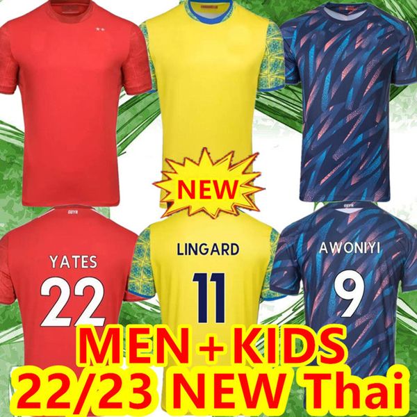 

22 23 nottingham grabban soccer jersey johnson surridge 2022 2023 forest home awoniyi ameobi mighten krovinovic zinckernagel lingard footbal, Black;yellow