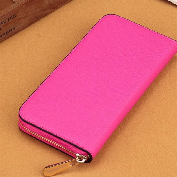 

and whole fashion ladies single zipper wallets women pu leather designer wallet lady long purse2111, Red;black