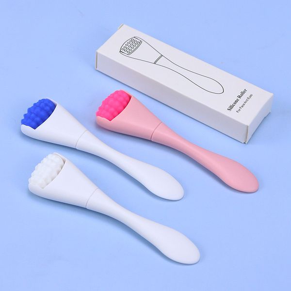 

fashion eye massager silicone roller eyes cream import tools face massage roller cosmetic accessories
