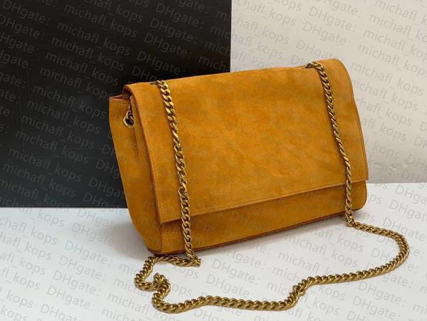 

luxury woman bag single shoulder bag envelope bag frosted imported cowhide fashion 2022 personality chain crossbody designer flip