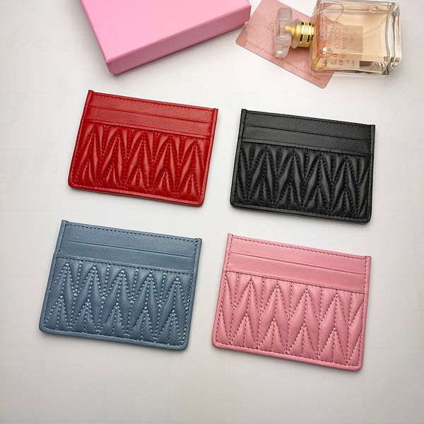 

woman luxury card holder mini credit card soft sheepskin coin purse short square bag wrinkles genuine leather wallet ladies key case, Brown;gray