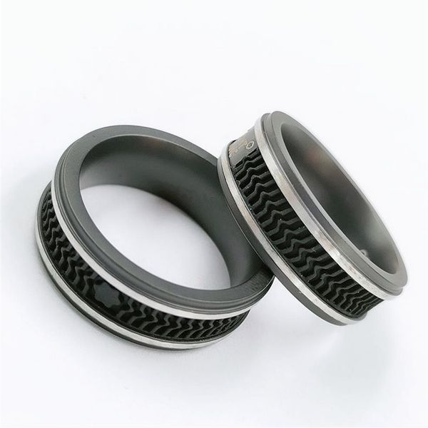 

pure pearl new arrived brand jewelry balck ring with logo242a, Silver