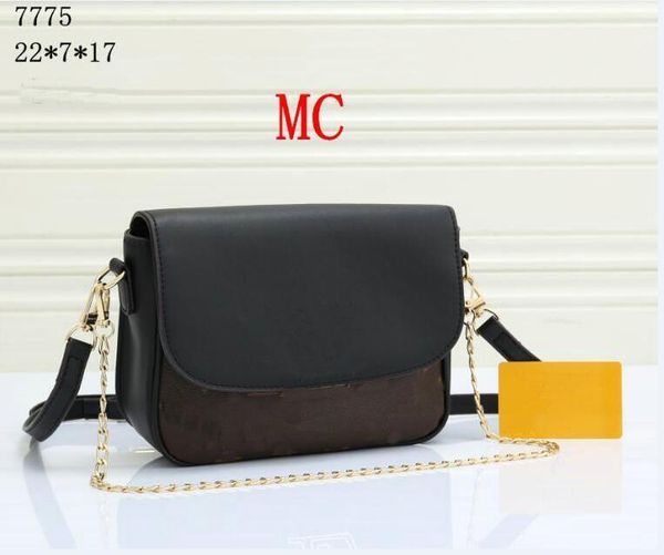 

Women Fashion Shoulder Bag Designer Tassel SOHO Bags Chain Cross Body PU Leather Handbags Purse 7775# 22x7x17cm, Black