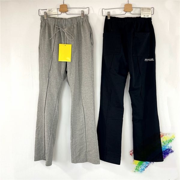 

men's pants ss vujade kenijima sweatpants men women 1 1 drawstring embroidered letters trousers track pants 220922, Black