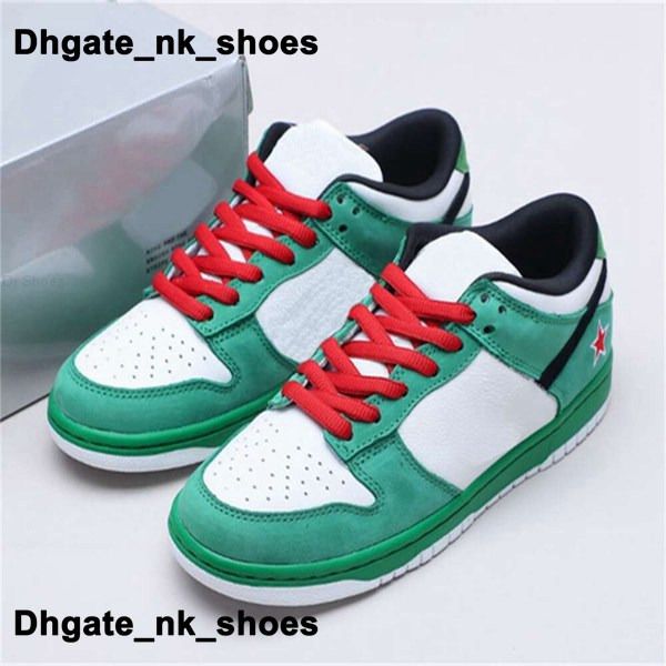 

shoes sb dunks low sneakers heineken size 14 us 13 trainers mens casual dunksb 304292-302 us13 women us14 big size runnings high quality