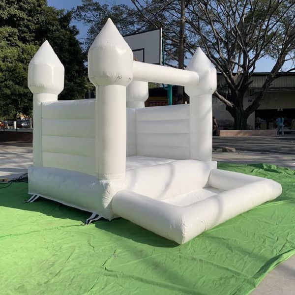 

party activities commercial pvc jumping bed small white inflatable wedding bounce castle slide ball pits for kids outdoor
