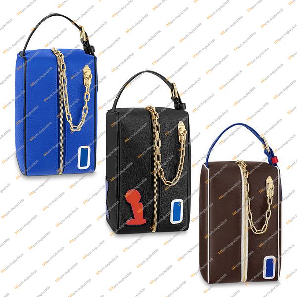 

men fashion casual designer luxury dopp kit bag tote handbag shoulder bags cross body 5a m21106 m58515 m45588 purse pouch jqi8
