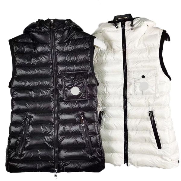 

designer mens vests down vest french hat with letters women's vest embroidered badge warm winter jacket, Black;white