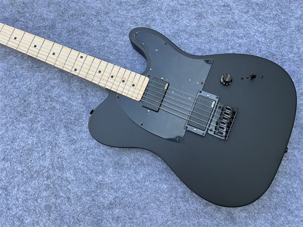 

electric guitar matt black active cartridge supports customization