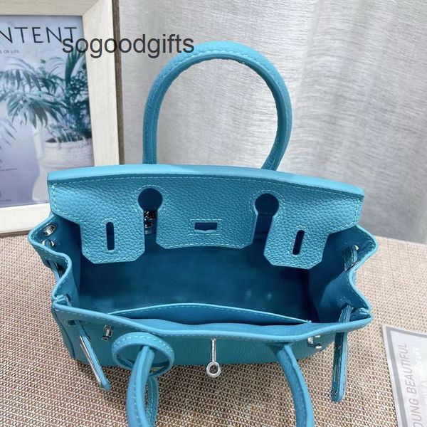 

designer bags luxury genuine leather herme women's handbags 2022 new leather togo20cm silver buckle bag wo