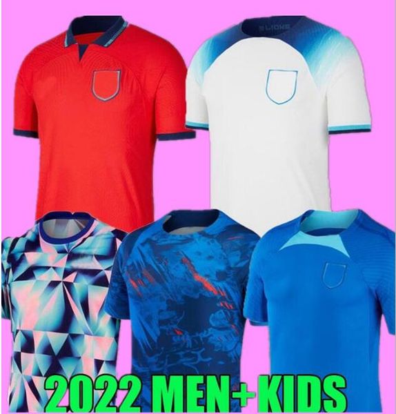 

2022 mead englands soccer jersey inglaterra kane sterling rashford sancho grealish foden saka 22 23 national football shirt women men kids k, Black;yellow
